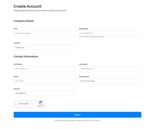 Get started in seconds